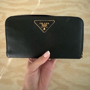 Large Saffiano Leather Wallet